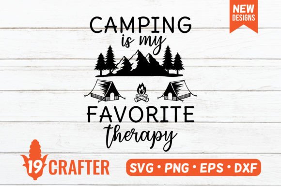 Camping is My Favorite Therapy SVG: A Designer's Review