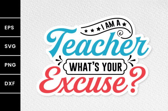I Am a Teacher Typography SVG: A Designer's Review