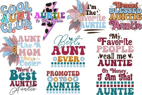 Retro Auntie SVG Bundle: A Designer's Review