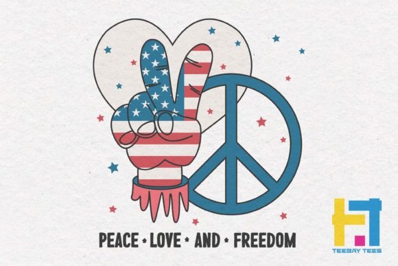 Review: 4th of July Peace Love and Freedom SVG for Embroidery