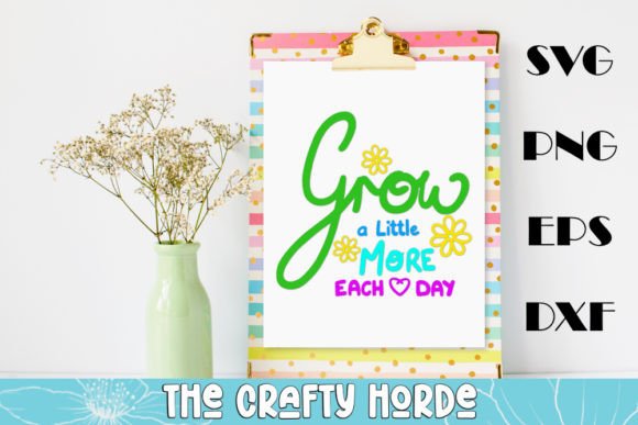 Review: Grow a Little Each Day SVG for Embroidery