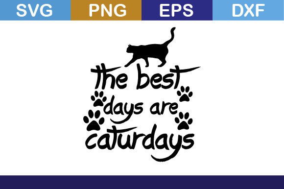 Review: The Best Days Are Caturdays SVG for Embroidery